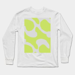 Abstract pattern gray pastel swirl Long Sleeve T-Shirt